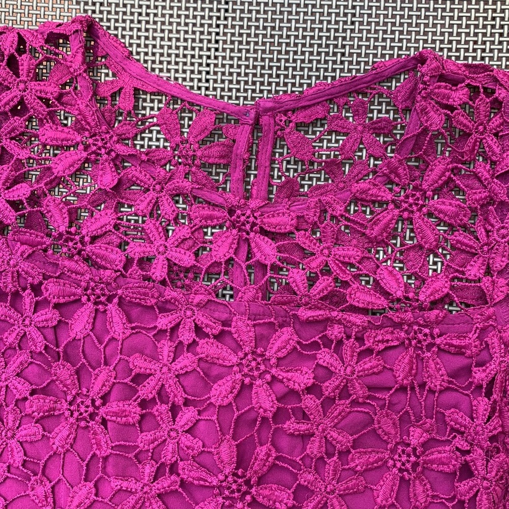 Crochet Floral Dress - Picture 4 of 12